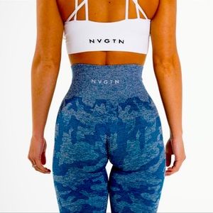 Slate blue Camo leggings
